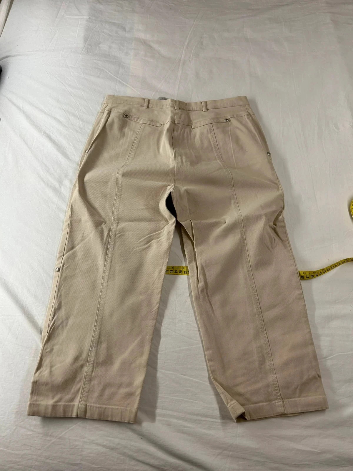Beige crème rechte jeans lewinger – photo 11